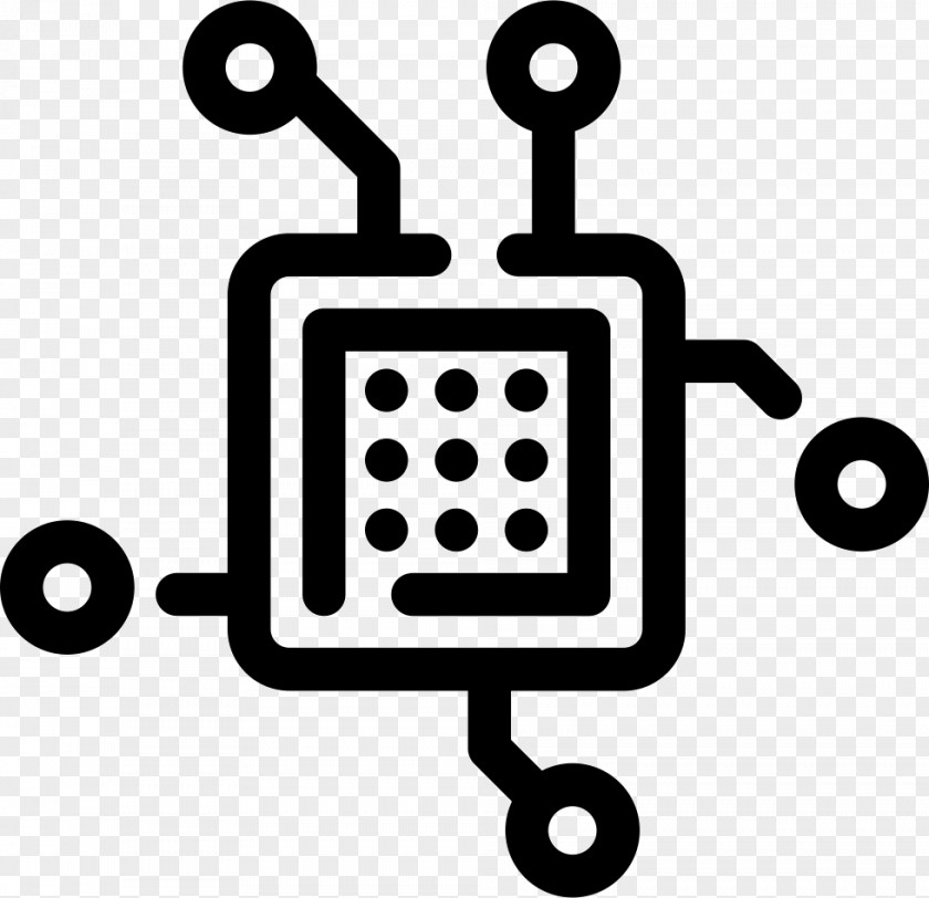 Computer Integrated Circuits & Chips Electronics Network PNG