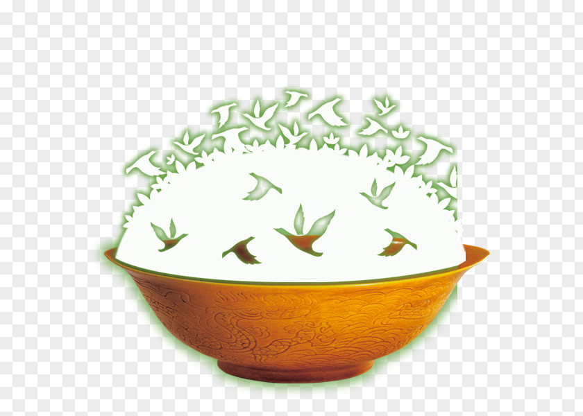 Rice Cereal Cooked Bowl PNG