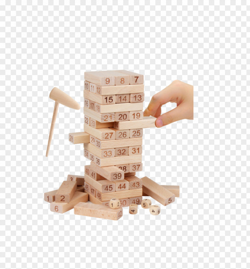 Toy Building Blocks Jenga Amazon.com Block Board Game PNG