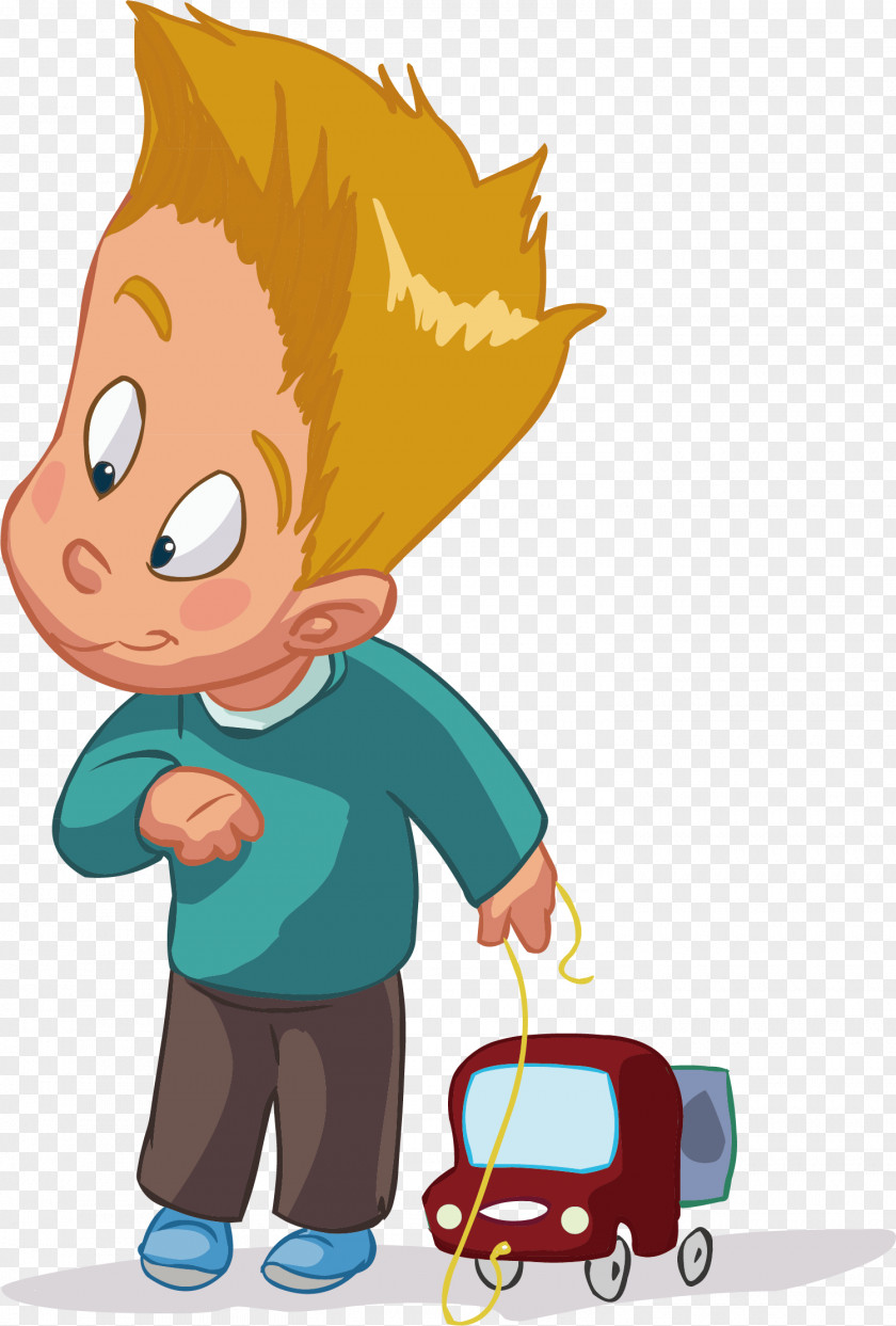 A Child Who Plays With Cars Childrens Day Clip Art PNG
