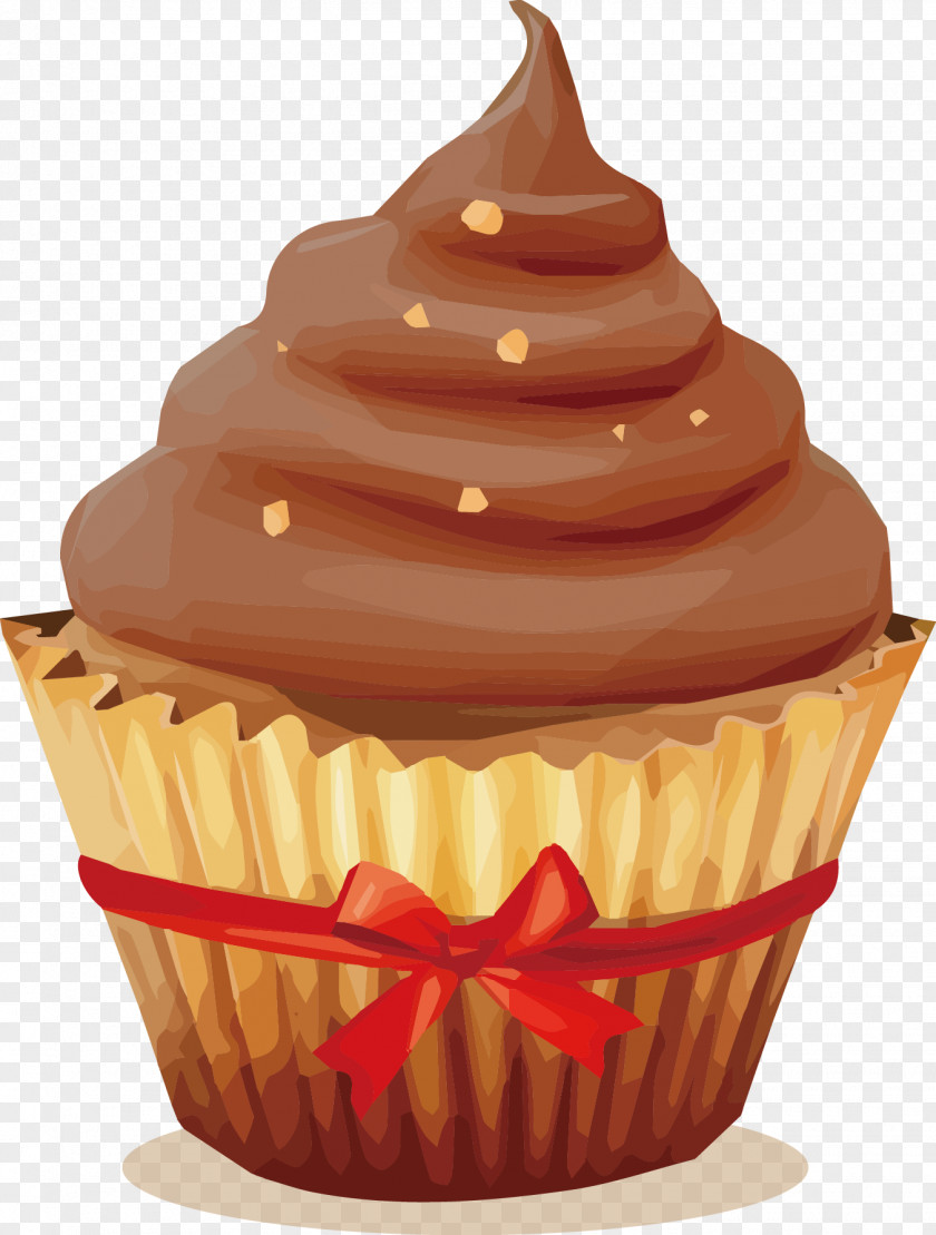 Chocolate Cake Vector Cupcake Muffin Cream PNG
