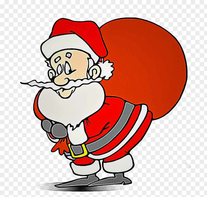 Pleased Fictional Character Santa Claus PNG