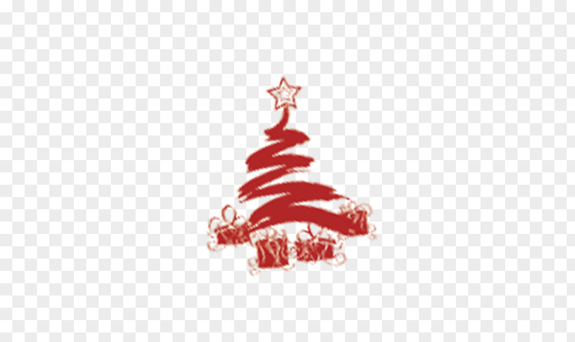 Ribbon Christmas Tree New Year PNG