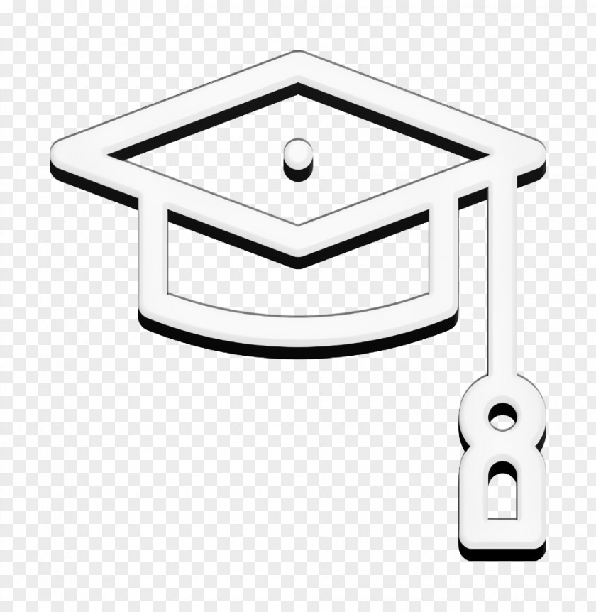 Table Mortarboard Icon University PNG