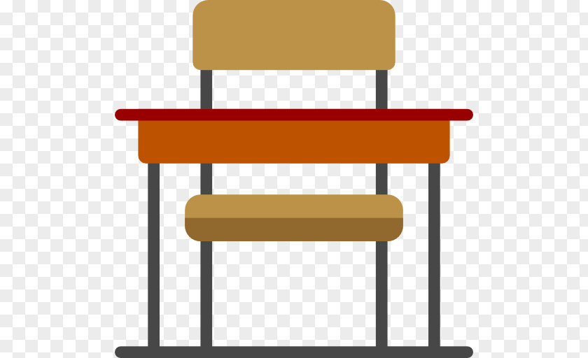 Cartoon Desk Office & Chairs School Table PNG