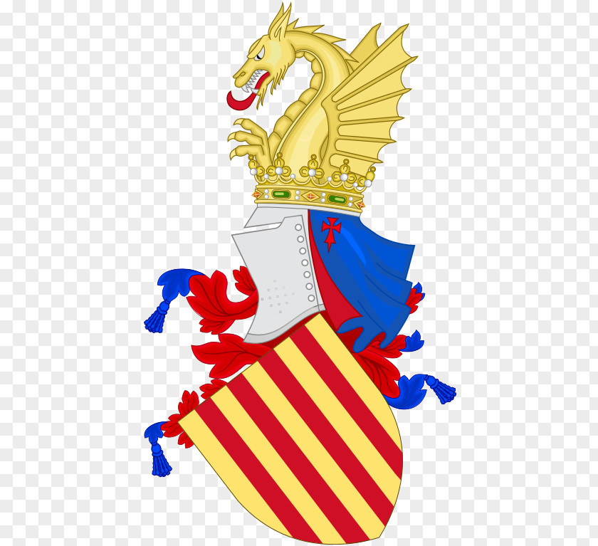 Coat Of Arms Penang Kingdom Valencia Crown Aragon Blason De Valence PNG
