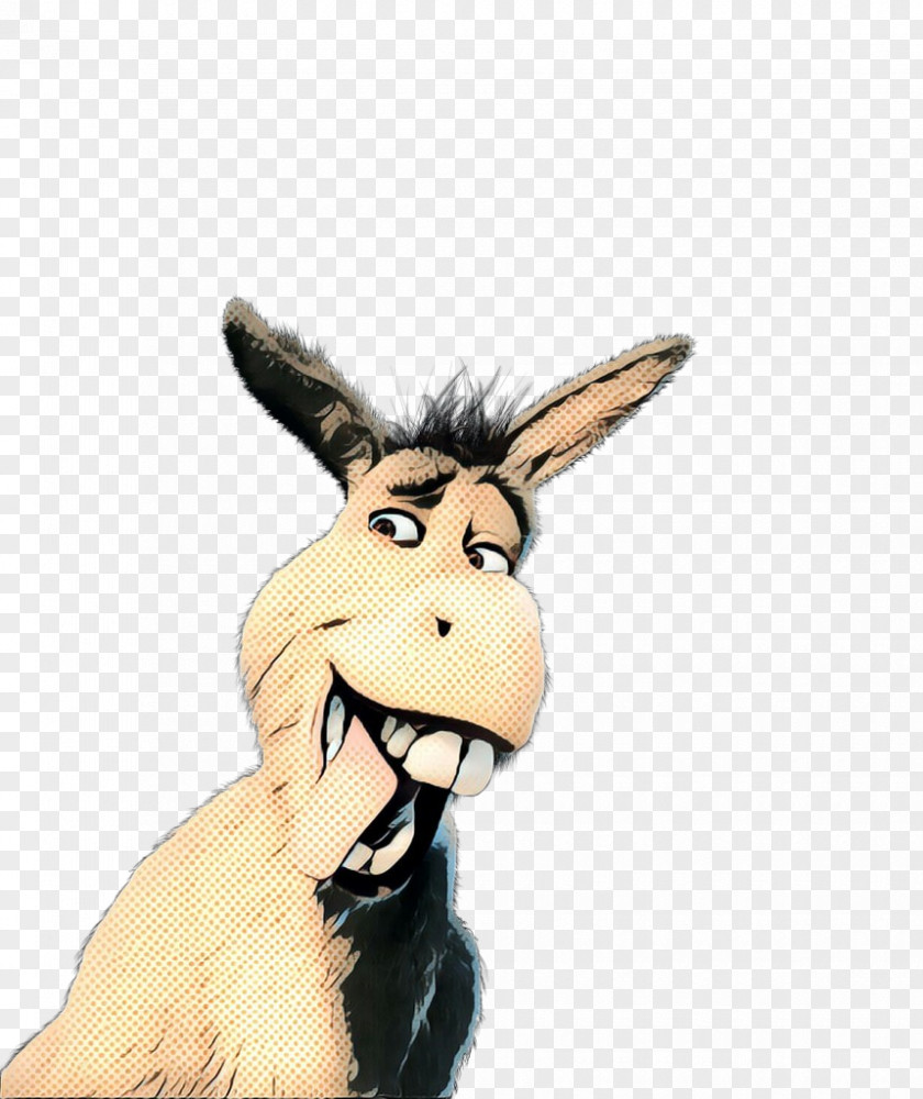 Donkey Pack Animal Cartoon Snout PNG