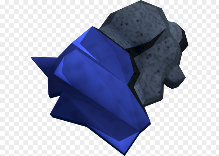 Origami Electric Blue PNG