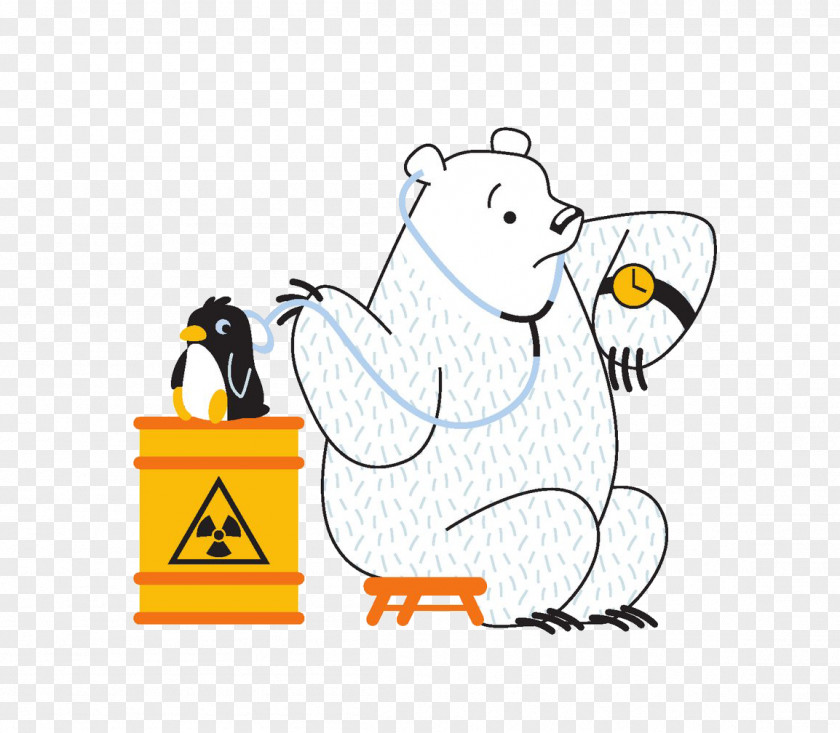 Polar Bears To Penguins Doctor Bear Cartoon PNG