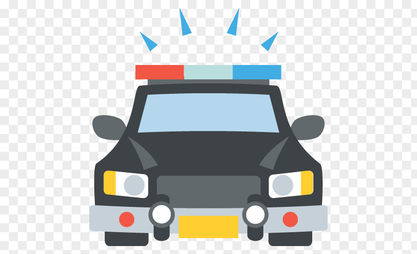 Police Car Emoji Officer PNG