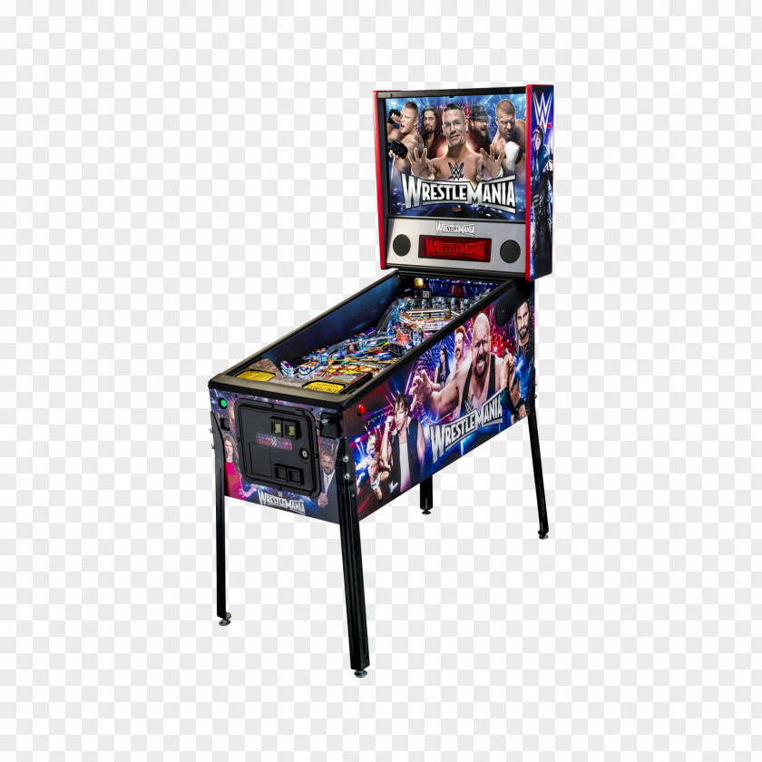 The Walking Dead WWF WrestleMania: Arcade Game Pinball Stern Electronics, Inc. PNG