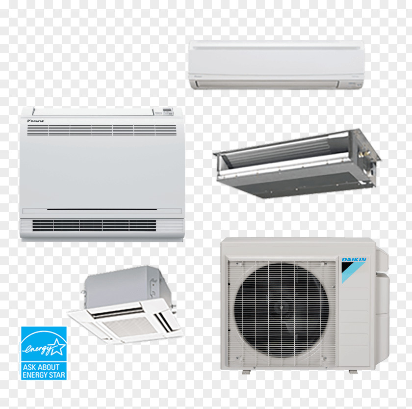 Air Conditioning Installation Daikin Heat Pump HVAC Seasonal Energy Efficiency Ratio PNG