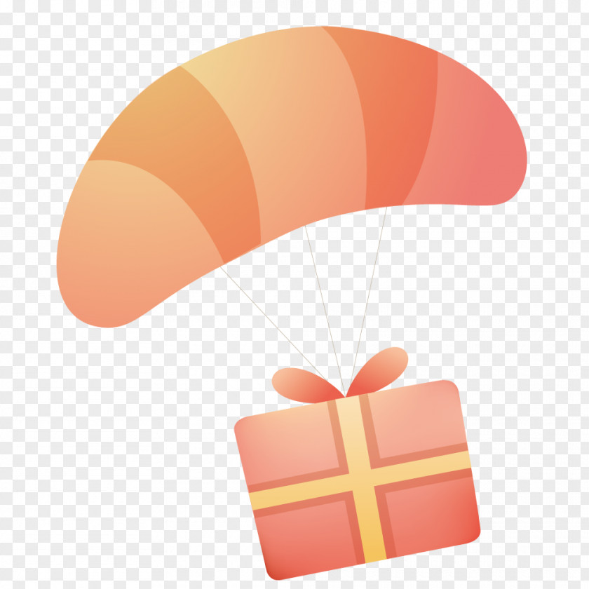 Gifts Under The Parachute Gift Clip Art PNG
