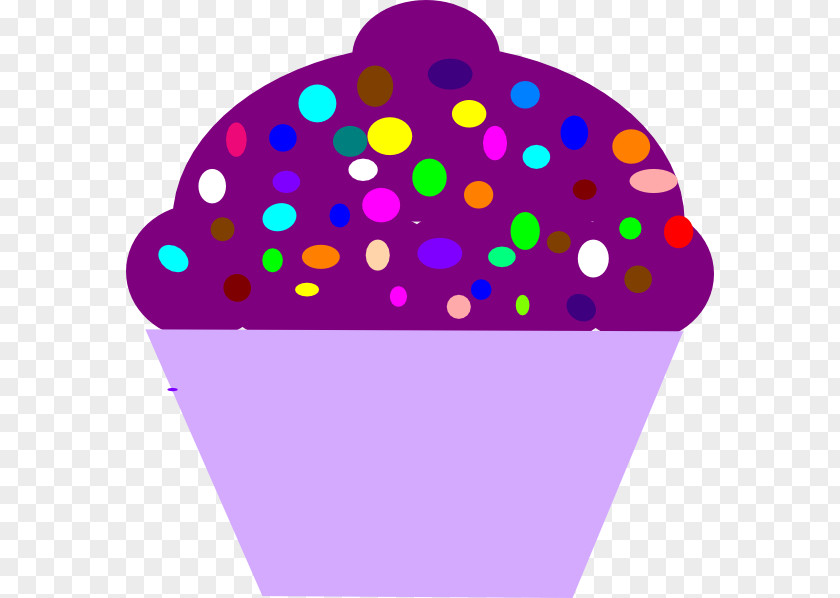 Sprinkles Cliparts Cupcake Purple Birthday Cake Clip Art PNG