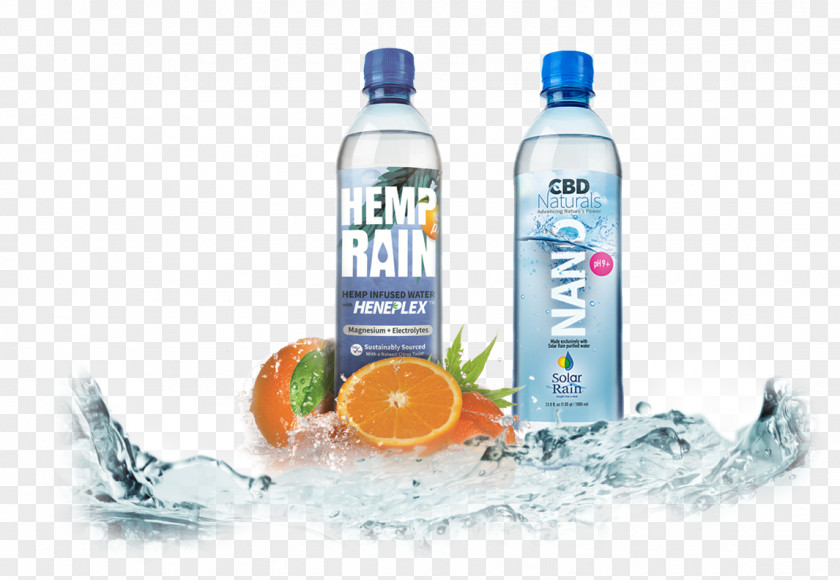 Cannabis Mineral Water Bottled Hemp PNG