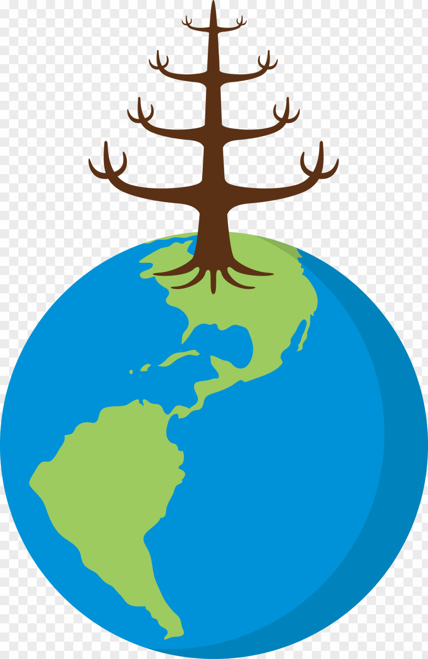 Earth Tree Go Green PNG