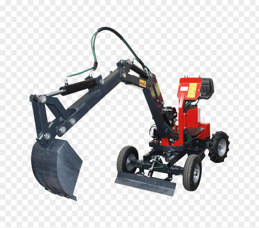Excavator Compact Shovel Tractor Earthworks PNG