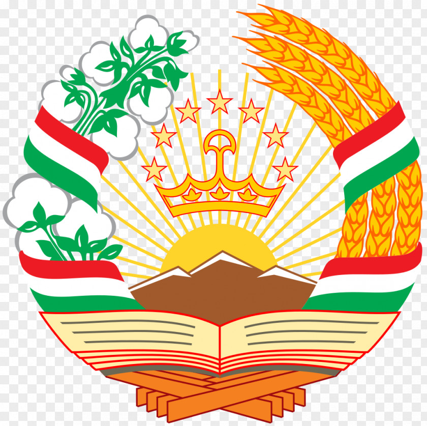 Usa Gerb Emblem Of Tajikistan Tajik Soviet Socialist Republic Flag Coat Arms PNG