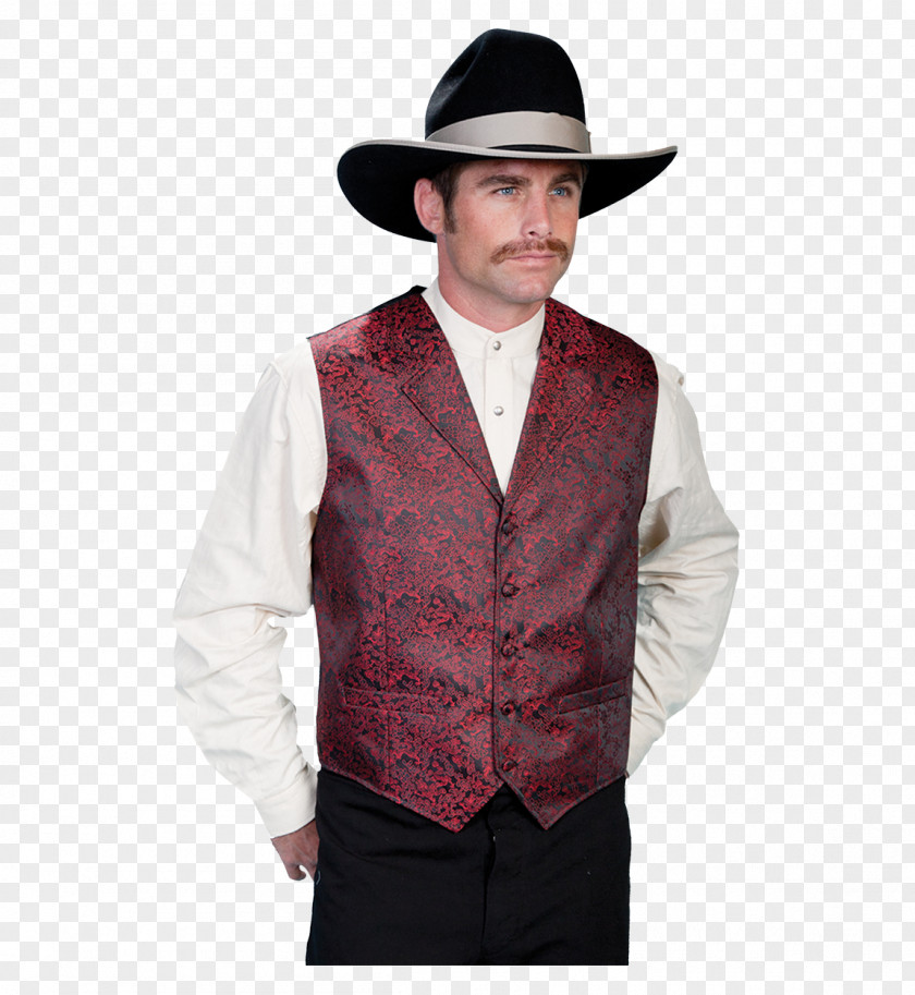 Western Groom Vest Gilets Wear Clothing Cowboy Tuxedo PNG