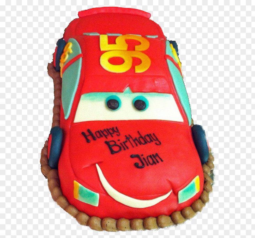 Birthday Cake Torte Decorating The Cars PNG