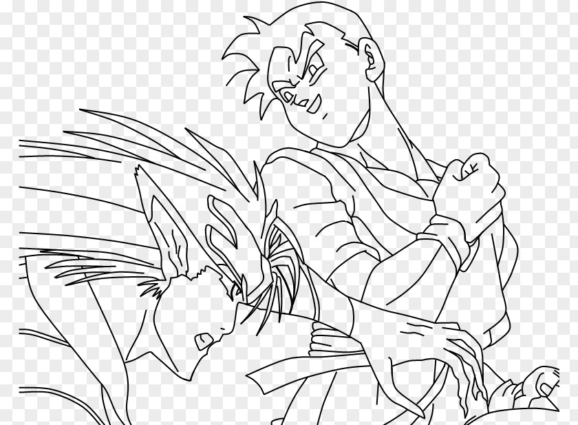Goku Line Art Gohan Drawing Grimmjow Jaegerjaquez PNG