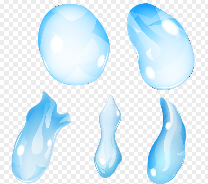 Irregular Water Droplets Drop Object Physical Body PNG