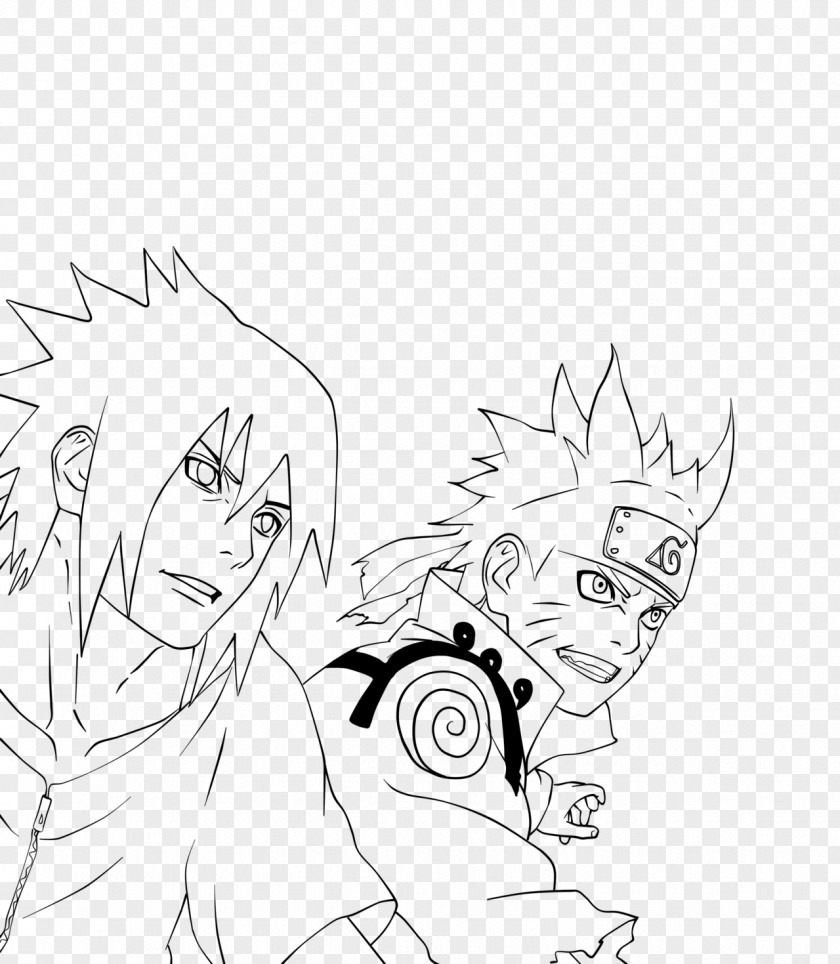 Lineart Naruto Line Art Ear Sketch PNG