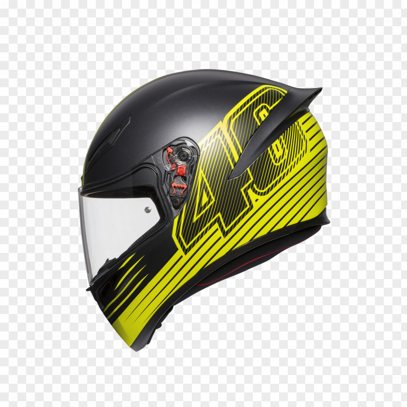 Motorcycle Helmets Capacete AGV K1 Edge 46 Preto/Amarelo Fluor PNG