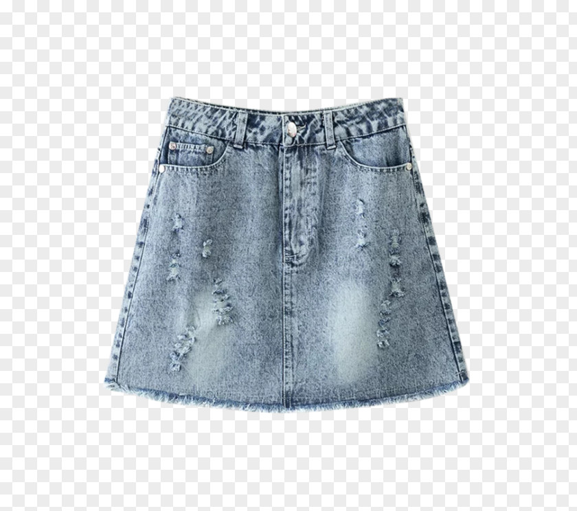 Skirts Miniskirt Denim Jeans Pocket PNG