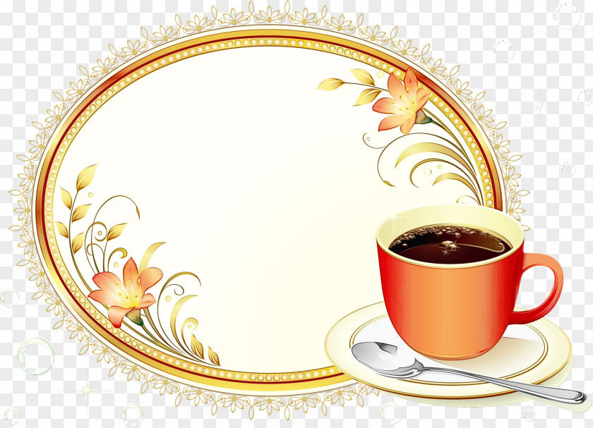 Dishware Turkish Coffee Milk Tea Background PNG