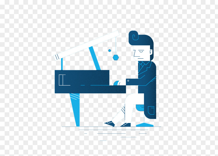 Play Piano Illustration PNG