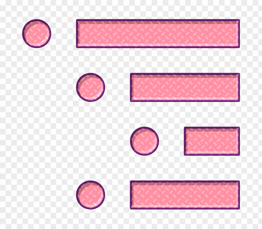 Rectangle Material Property List Icon Nested PNG