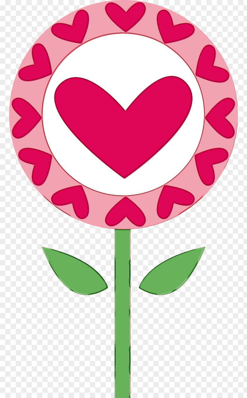 Tulip Confectionery Pink Clip Art Heart Lollipop Magenta PNG
