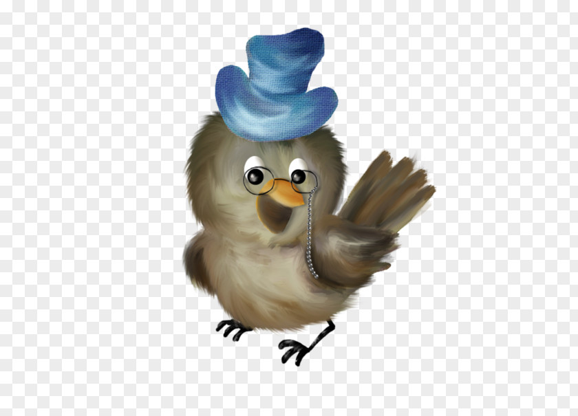 A Bird With Hat Clip Art PNG