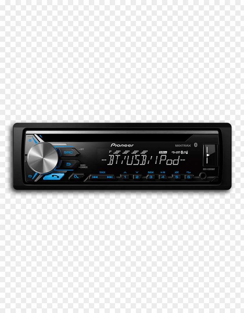 Border Express Vehicle Audio Pioneer Corporation ISO 7736 Radio Receiver DEH-X3910BT PNG