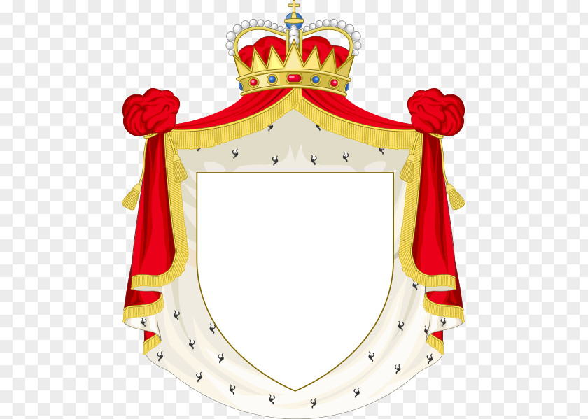 House Of Medici Princes Ottajano Ottaviano Kingdom Montenegro Coat Arms PNG