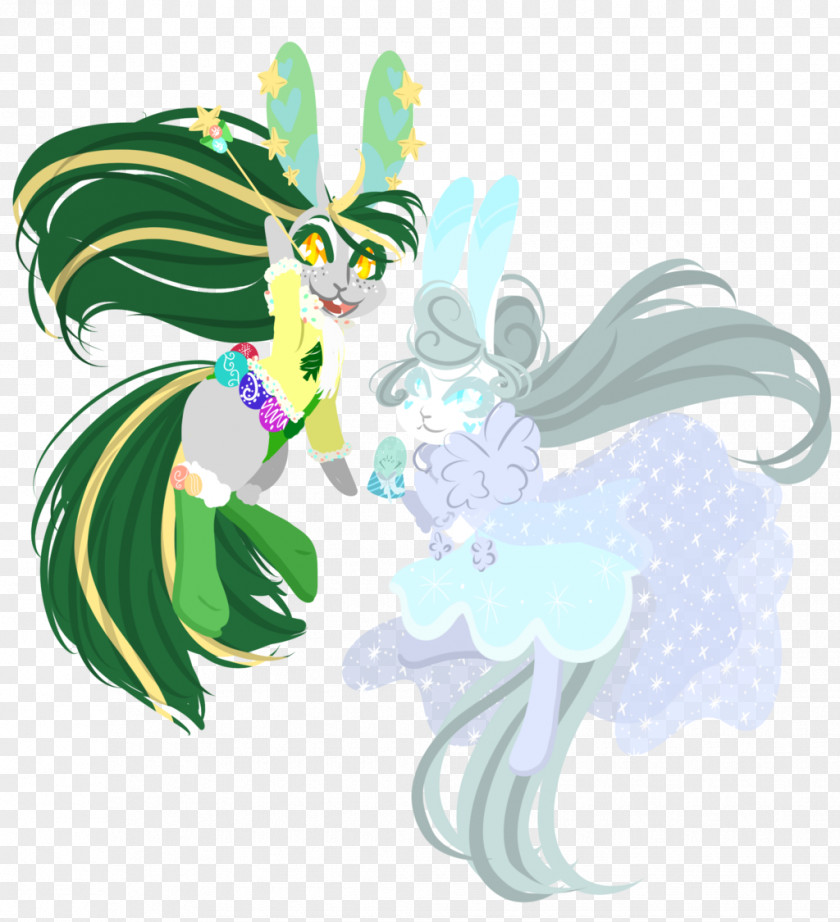 Snow Bunny Fairy Flowering Plant Desktop Wallpaper Clip Art PNG