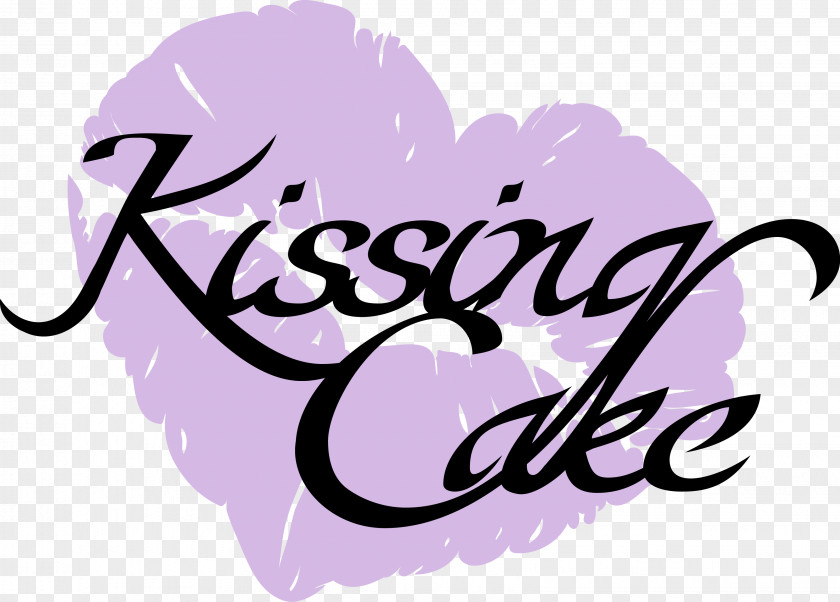 Cake Logo Brand Love Font PNG