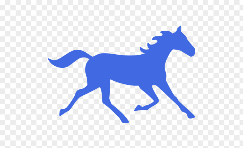 Horse Little Blue Standing Clip Art PNG