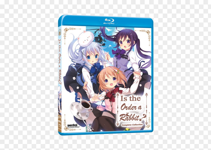 Blu-ray Disc Is The Order A Rabbit? DVD Anime PNG disc the a Anime, collection order clipart PNG