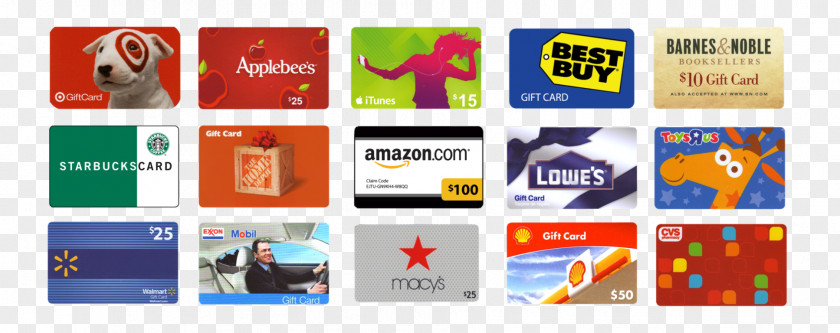 Credit Card Scrip Gift Money PNG