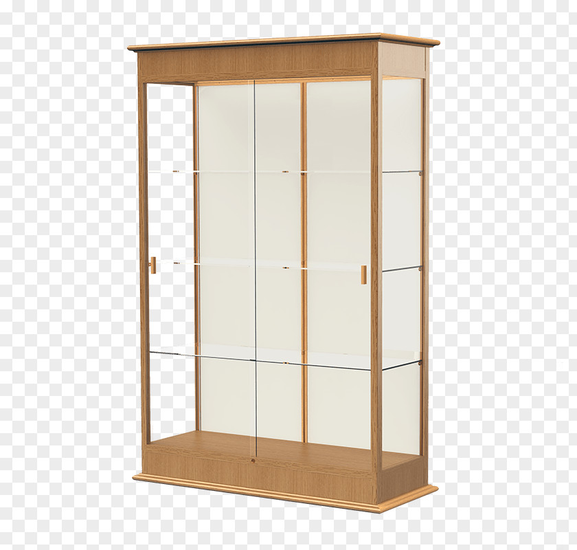 Display Case Door Wood Table Shelf PNG