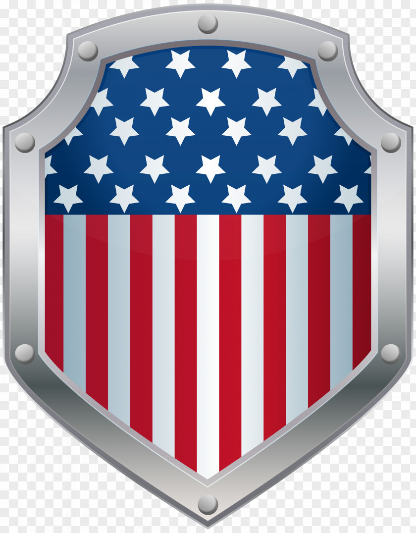 American Badge Flag Clip Art Image United States PNG