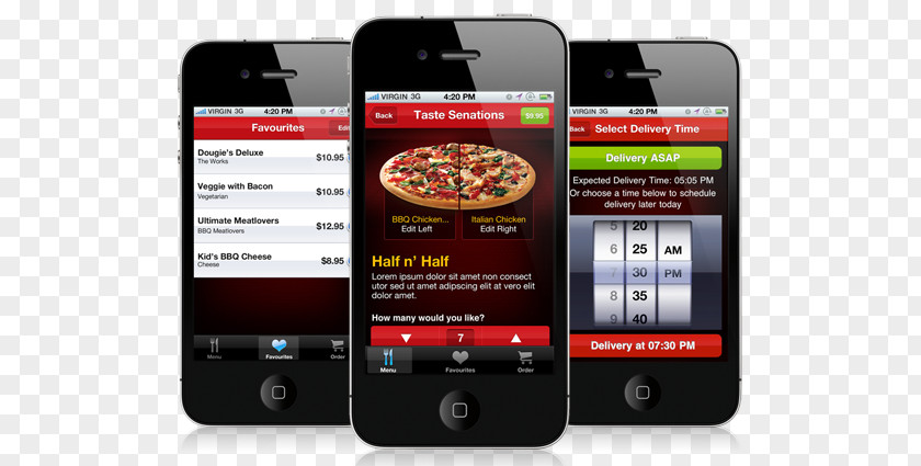 Cellphone In Restaurant Pizza Hut New York-style Delivery PNG