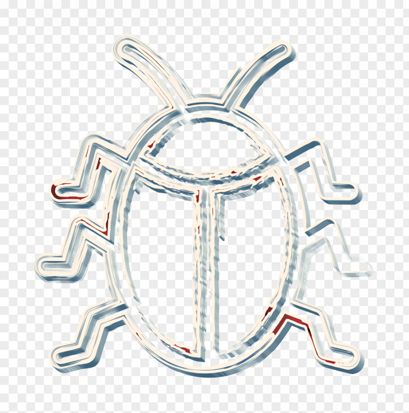 Emblem Metal Bug Icon Insect Productivity PNG