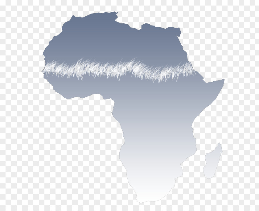 Euclidean Africa Blank Map Royalty-free PNG