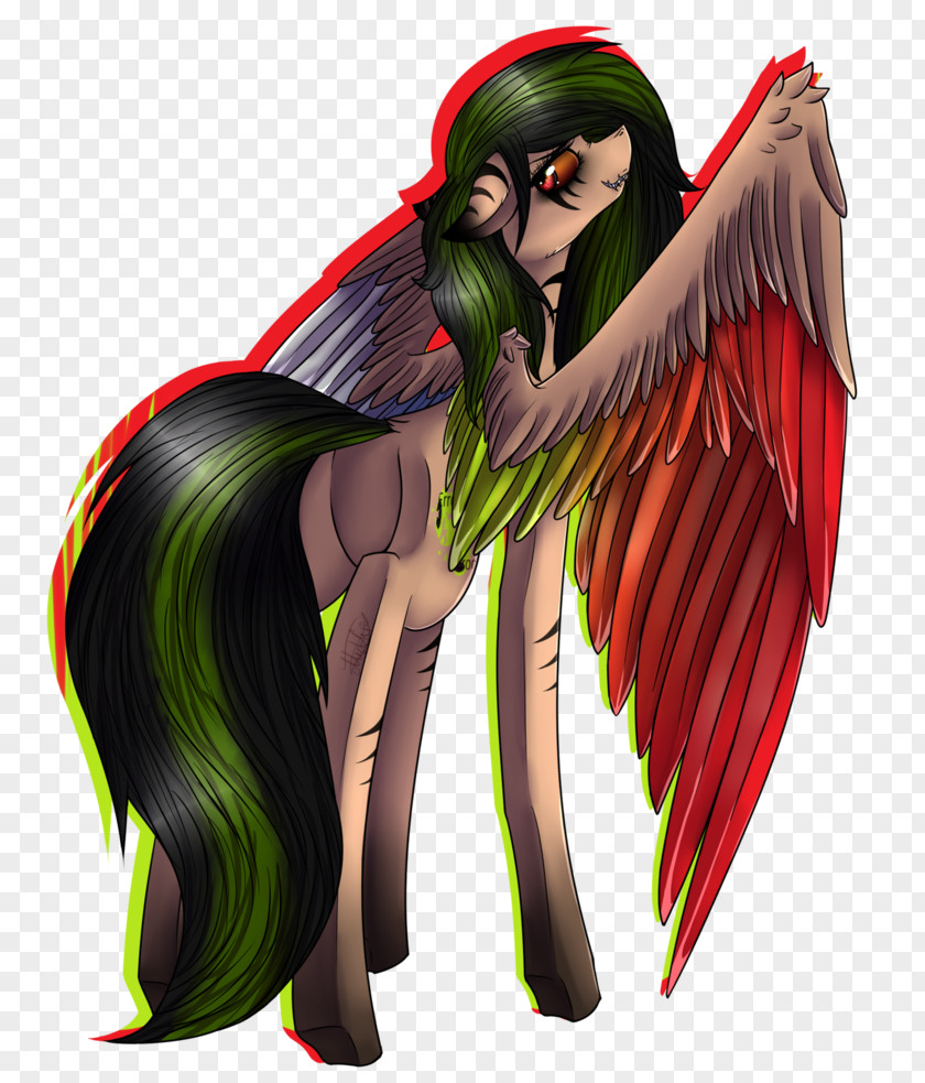 Fairy Long Hair Cartoon Demon PNG
