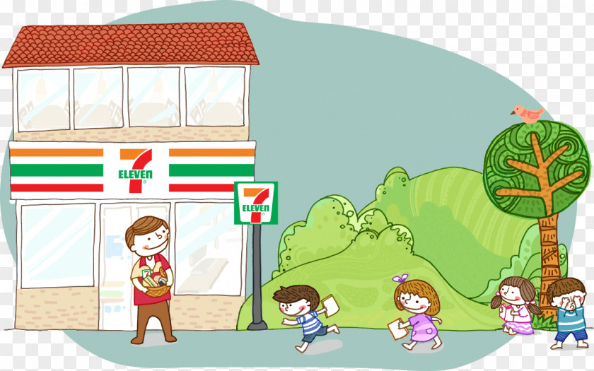 Neighborly 7-Eleven President Chain Store Corporation OPENちゃん Convenience Shop PNG