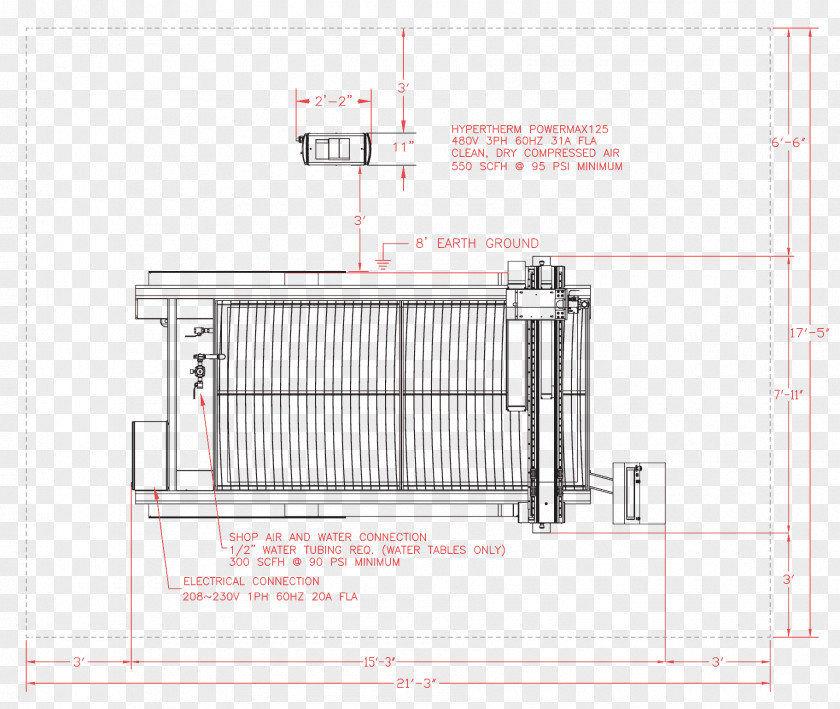 Table Floor Plan Plasma Cutting Computer Numerical Control Welding PNG