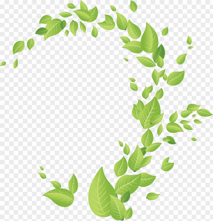 Water Color Leaf Natural Landscape PNG